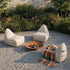 Cobana Lounge Chair & Pouf