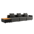 Cobana Lounge Sofa - 3 seater w/ Patio Storage Table