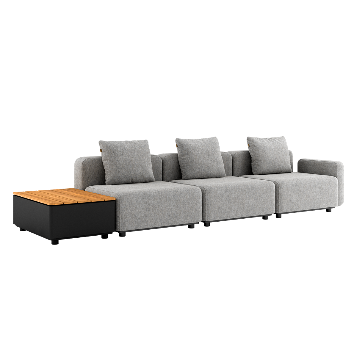 Cobana Lounge Sofa - 3 seater w/ Patio Storage Table