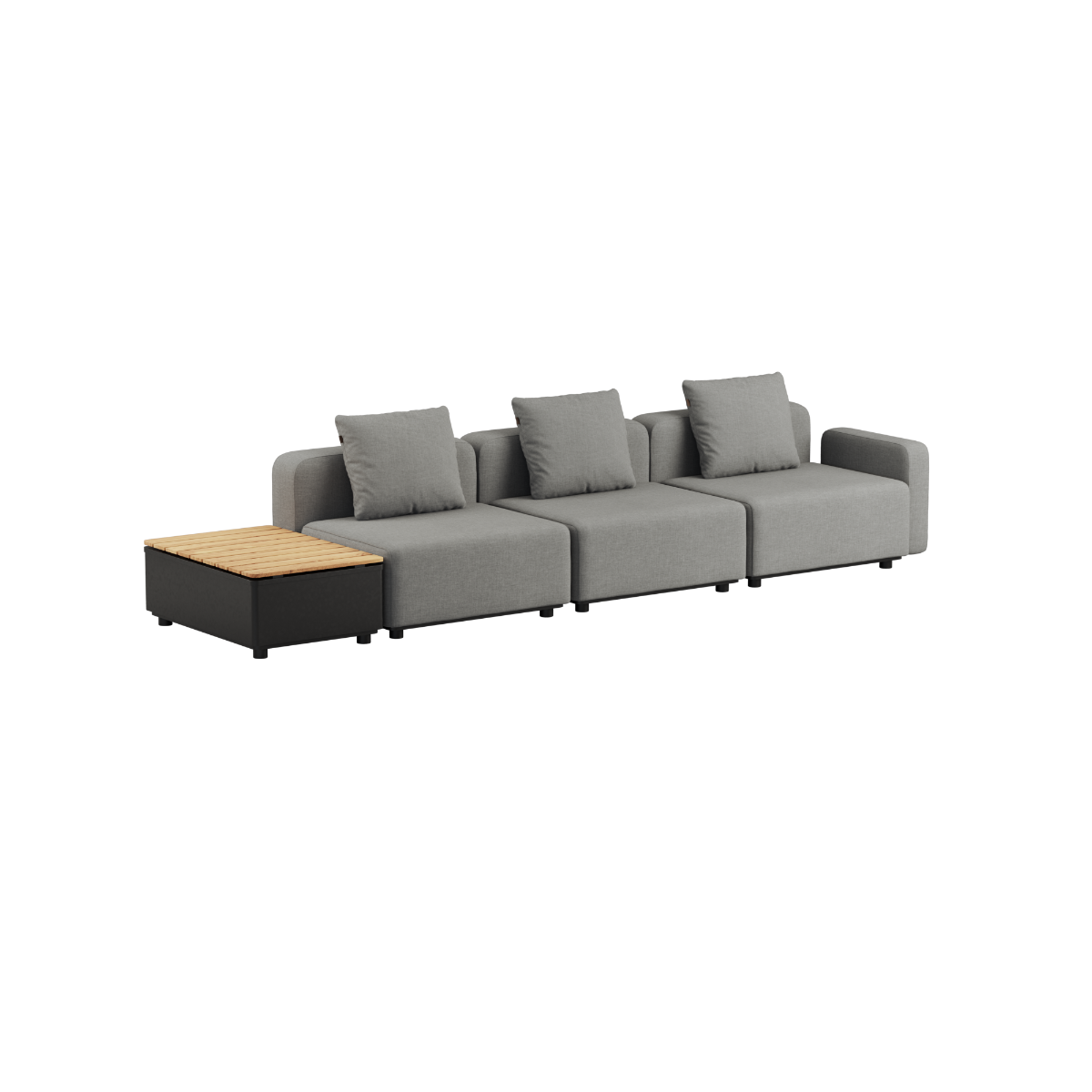 Cobana Lounge Sofa - 3 seater w/ Patio Storage Table
