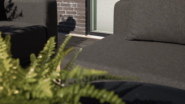 Cobana Lounge Sofa - 3 seater w/ Patio Storage Table - Loungebank voor buitenhuik