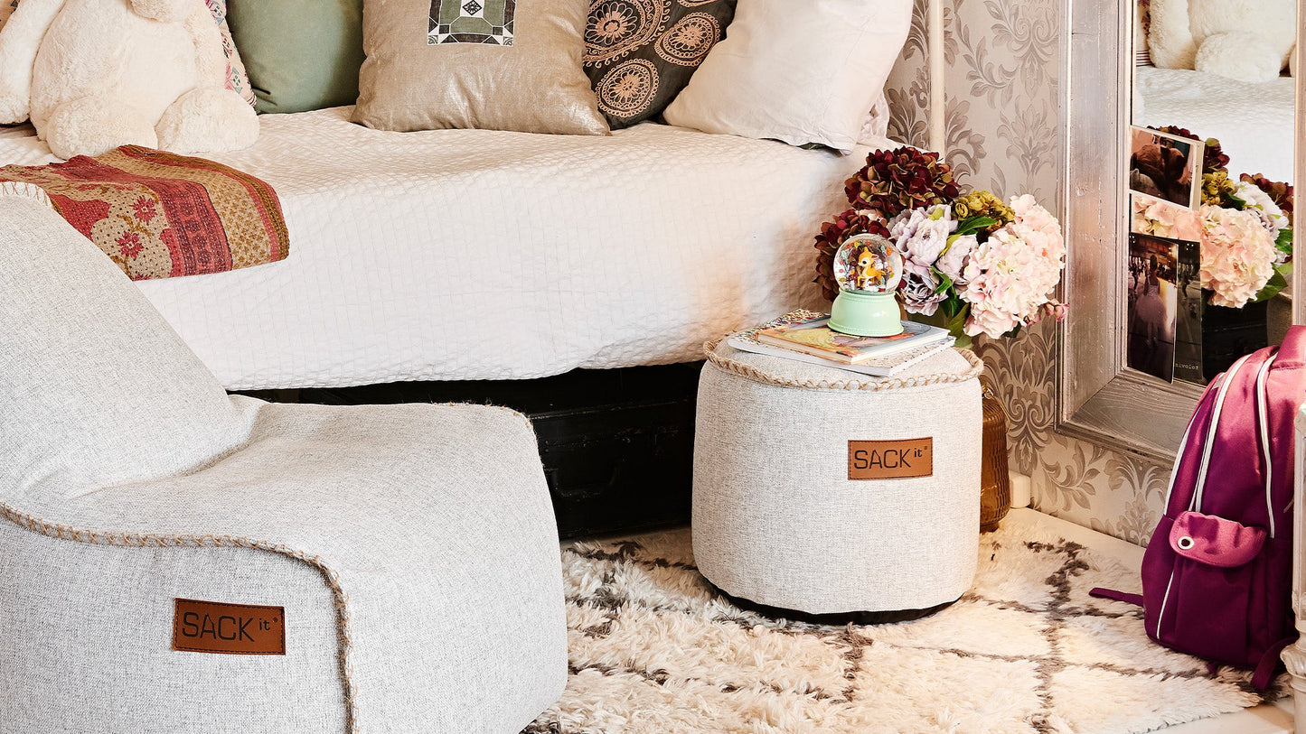 Cobana Junior Pouf - Poef van kinderformaat voor binnen- en buitengebruik