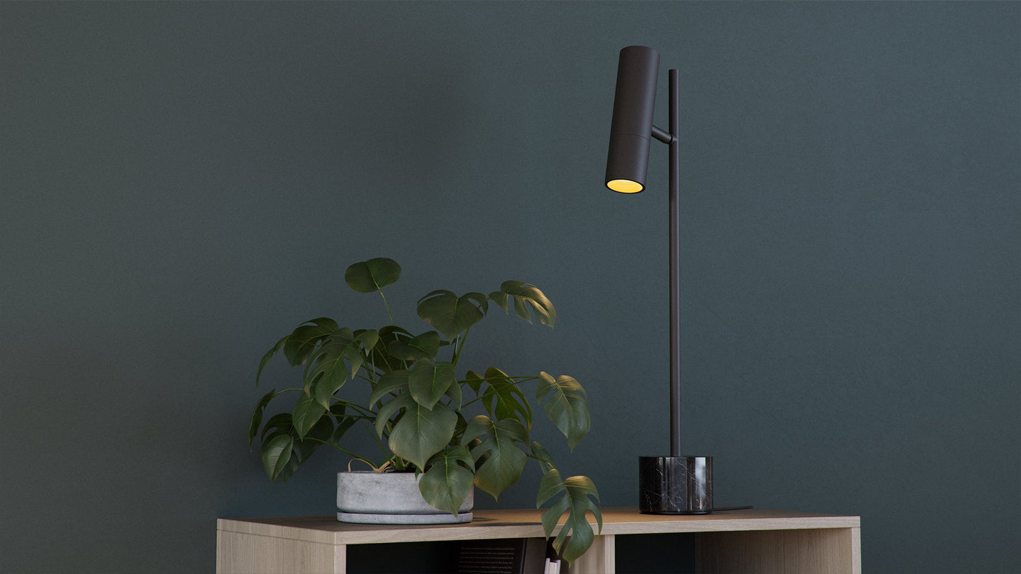 Expo Table - Grey - Indoor tafellamp met marmeren voet