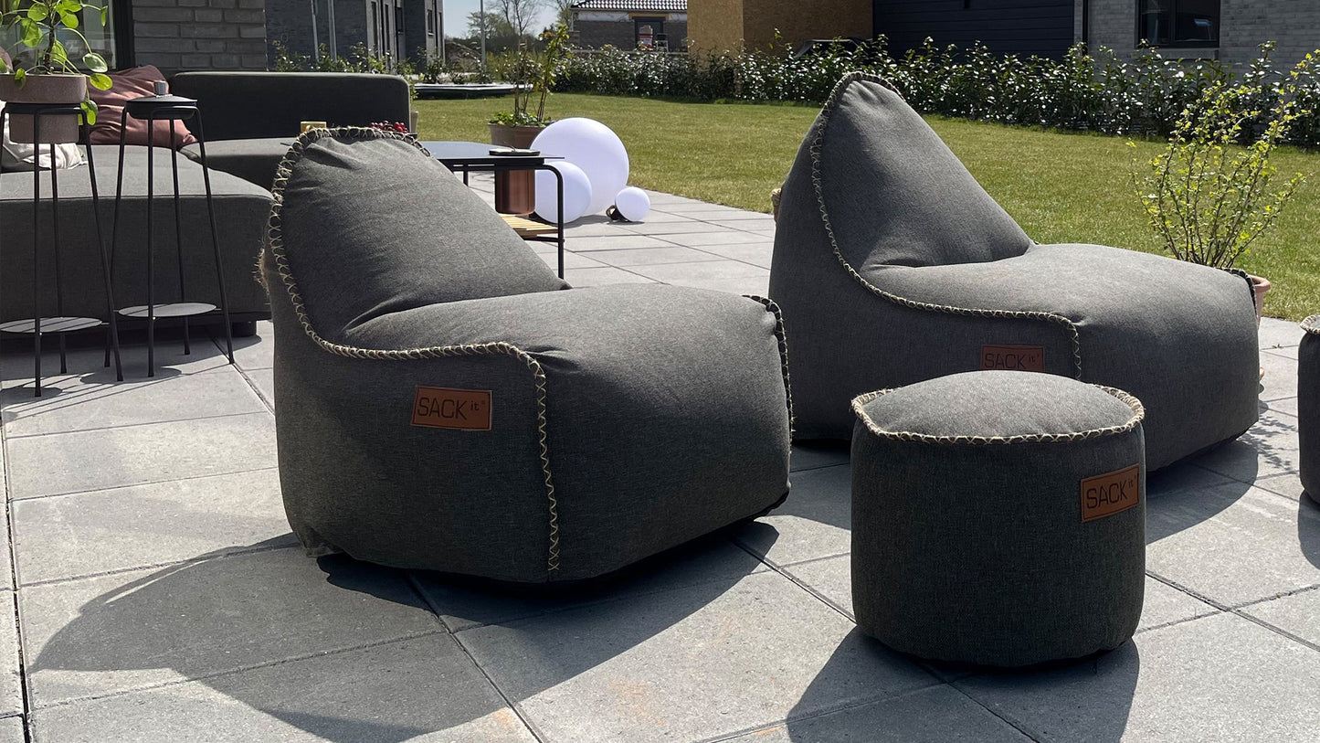 Cobana Junior Pouf - Poef van kinderformaat voor binnen- en buitengebruik