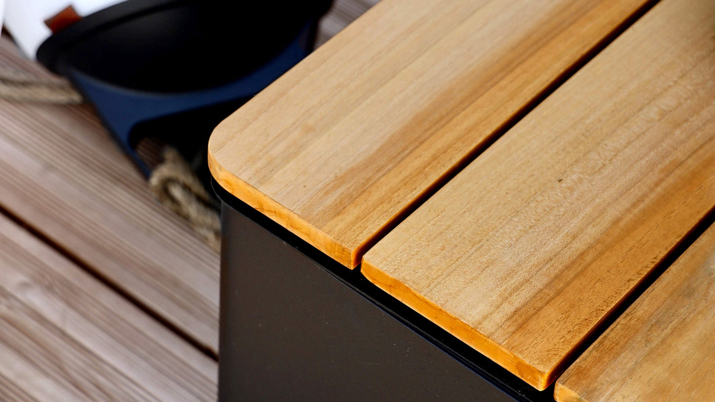 Patio Storage Table - Loungemodule – Buitentafel met Opbergruimte