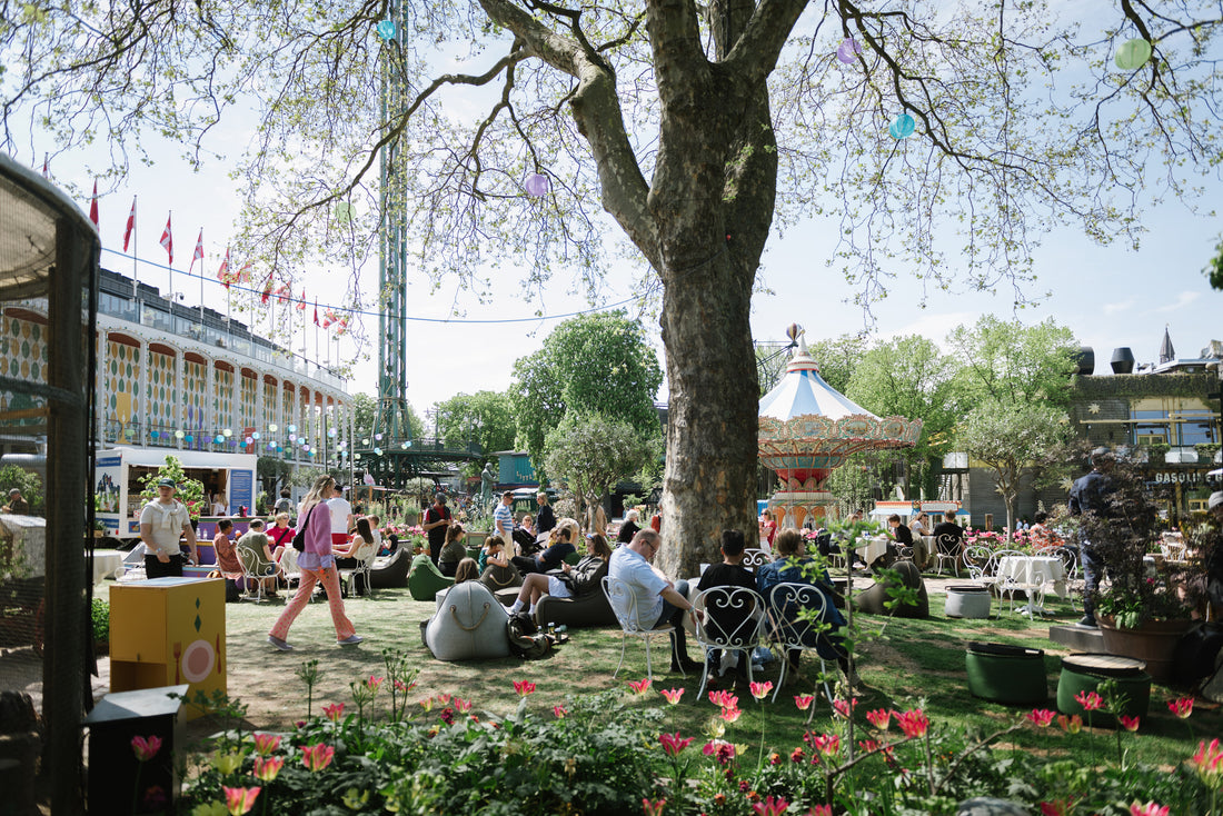Gasten in SACKit Cobana lounge meubelen tijdens het Tivoli Food Festival