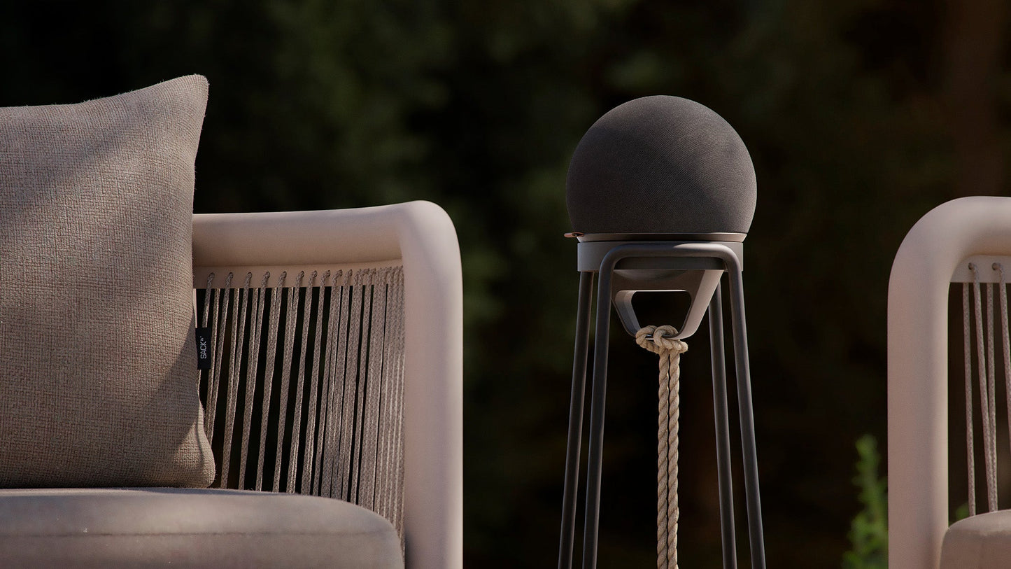 Patio Accessory Stand Ø14 + Play - Waterdichte luidspreker met standaard