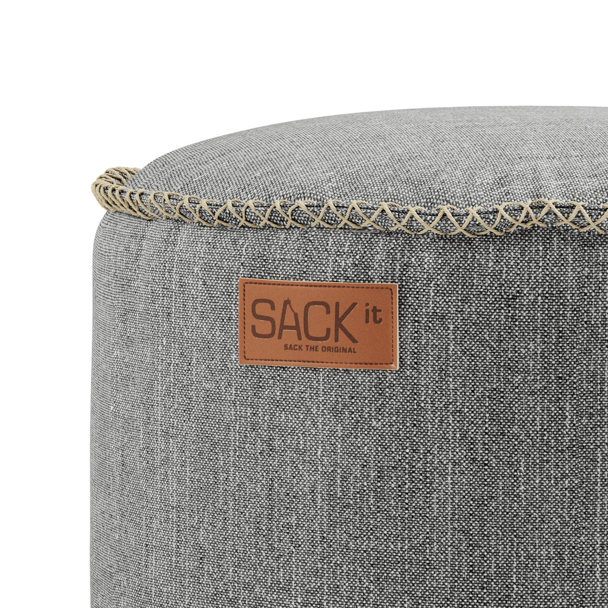 Cobana Pouf - Light Grey