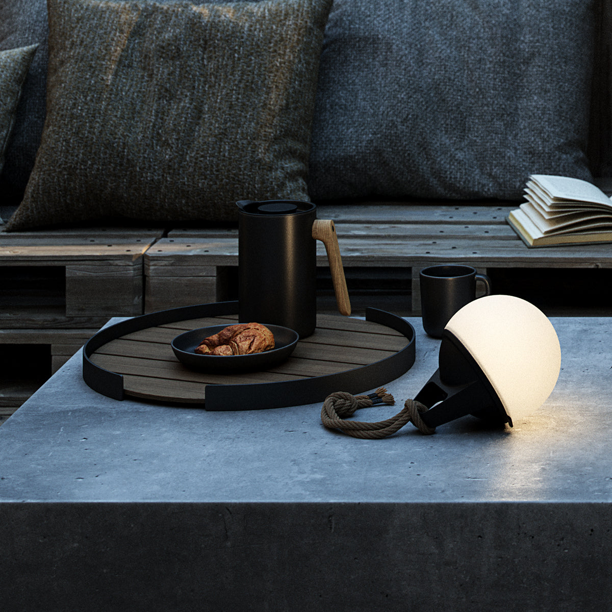 Light 155 - Lamp op batterijen - voor zowel binnen als buiten - Ø17 cm