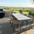 Kirra Dining Table 210x90 Ceramic van sackit buiten bij natuurlijk licht