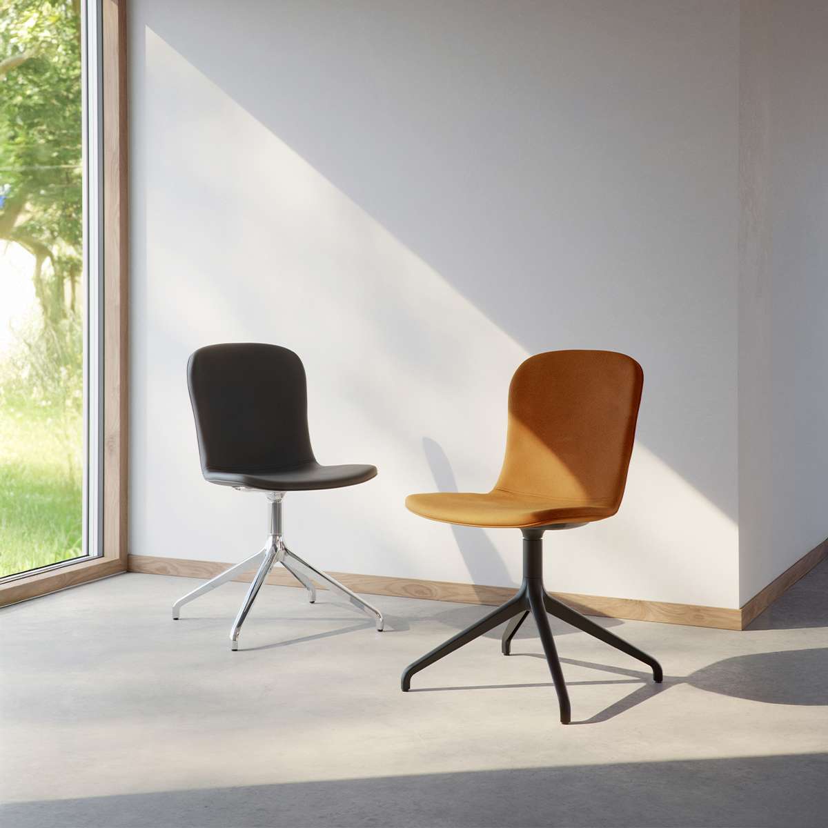 Chair no. One S1 Polished Swivel