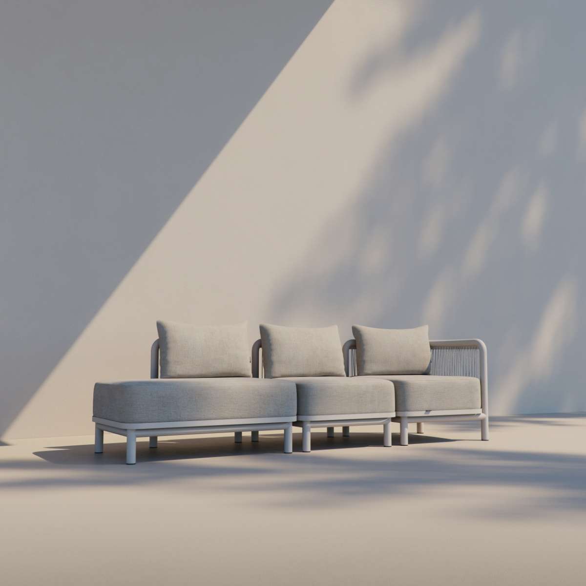 Kirra Lounge Sofa - 3 seater w/ open end