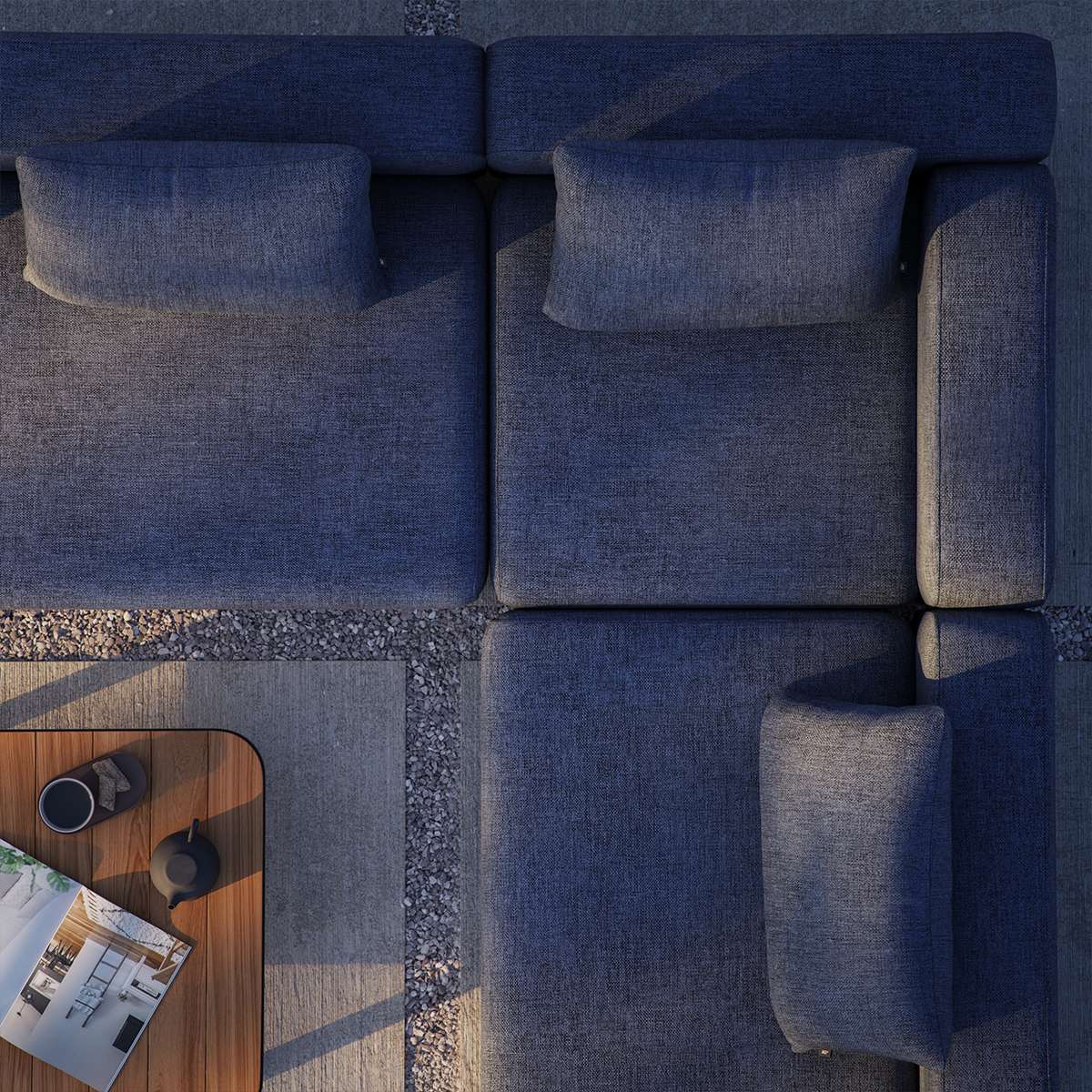 Cobana Lounge Sofa - 4 seater corner sofa