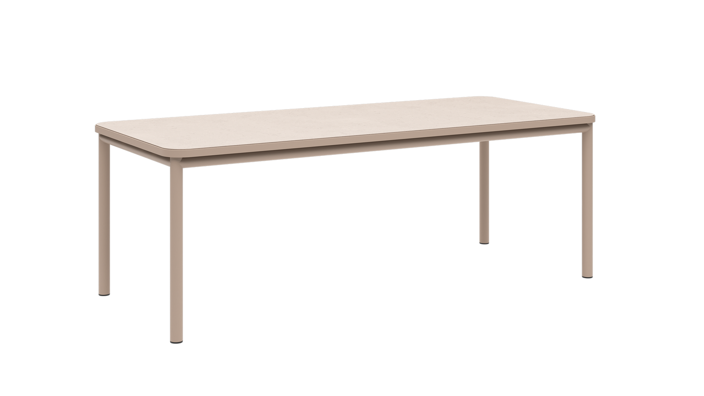 Kirra Dining Table 210x90 Ceramic - Elegante en weerbestendige outdoor eettafel met keramisch tafelblad