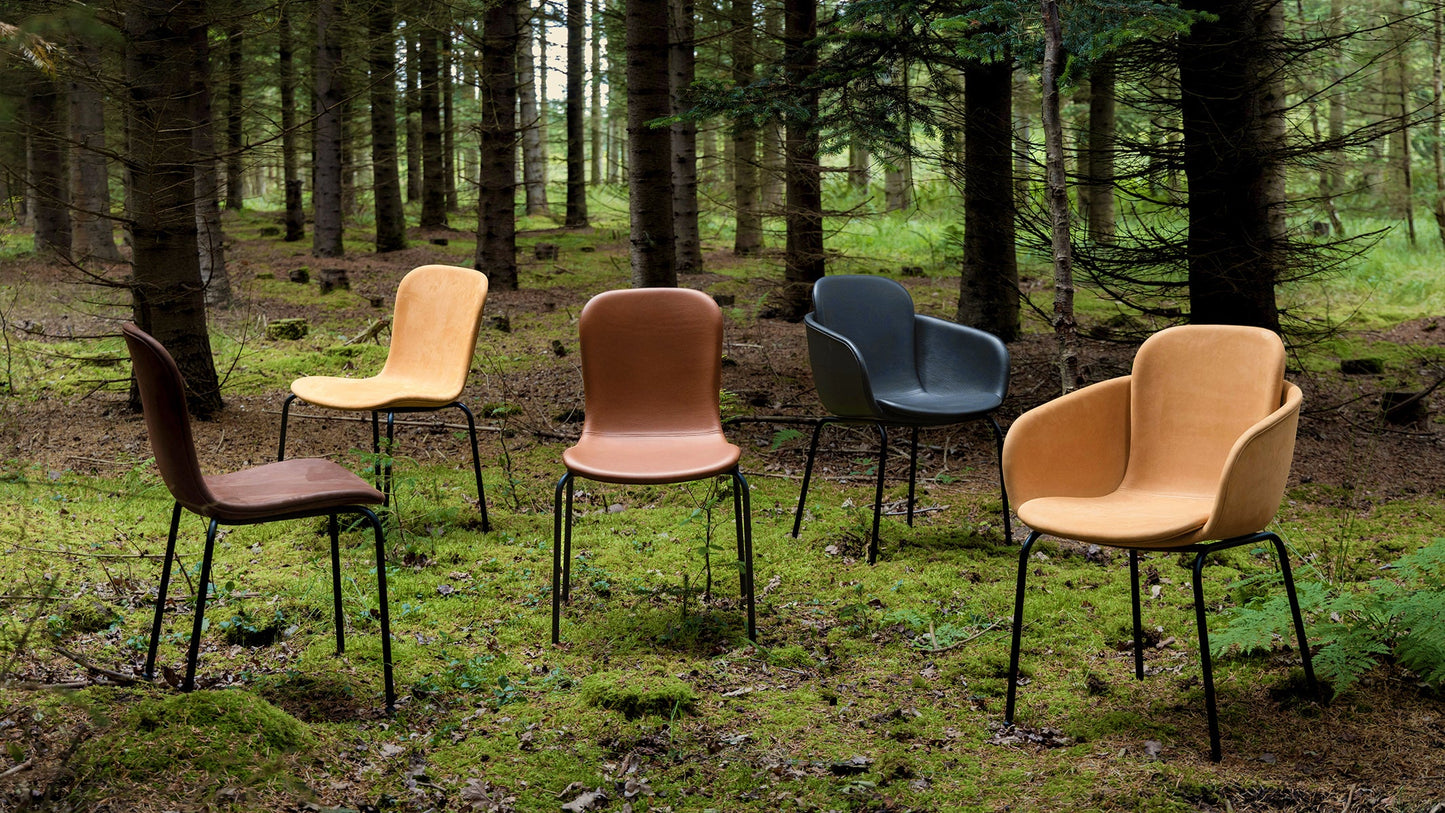 Chair no. One S2 Black Swivel - Eetkamerstoel voor binnen