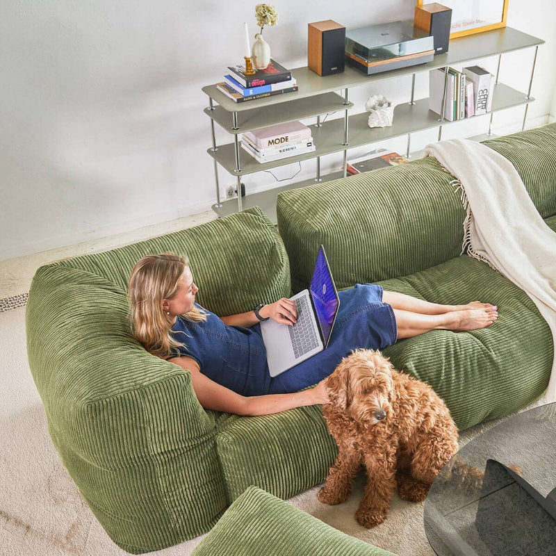 Soft Sofa Indoor - 4 Seater Corner Sofa