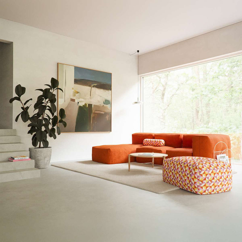 Soft Sofa Indoor - 3 Seater w/ Lounger