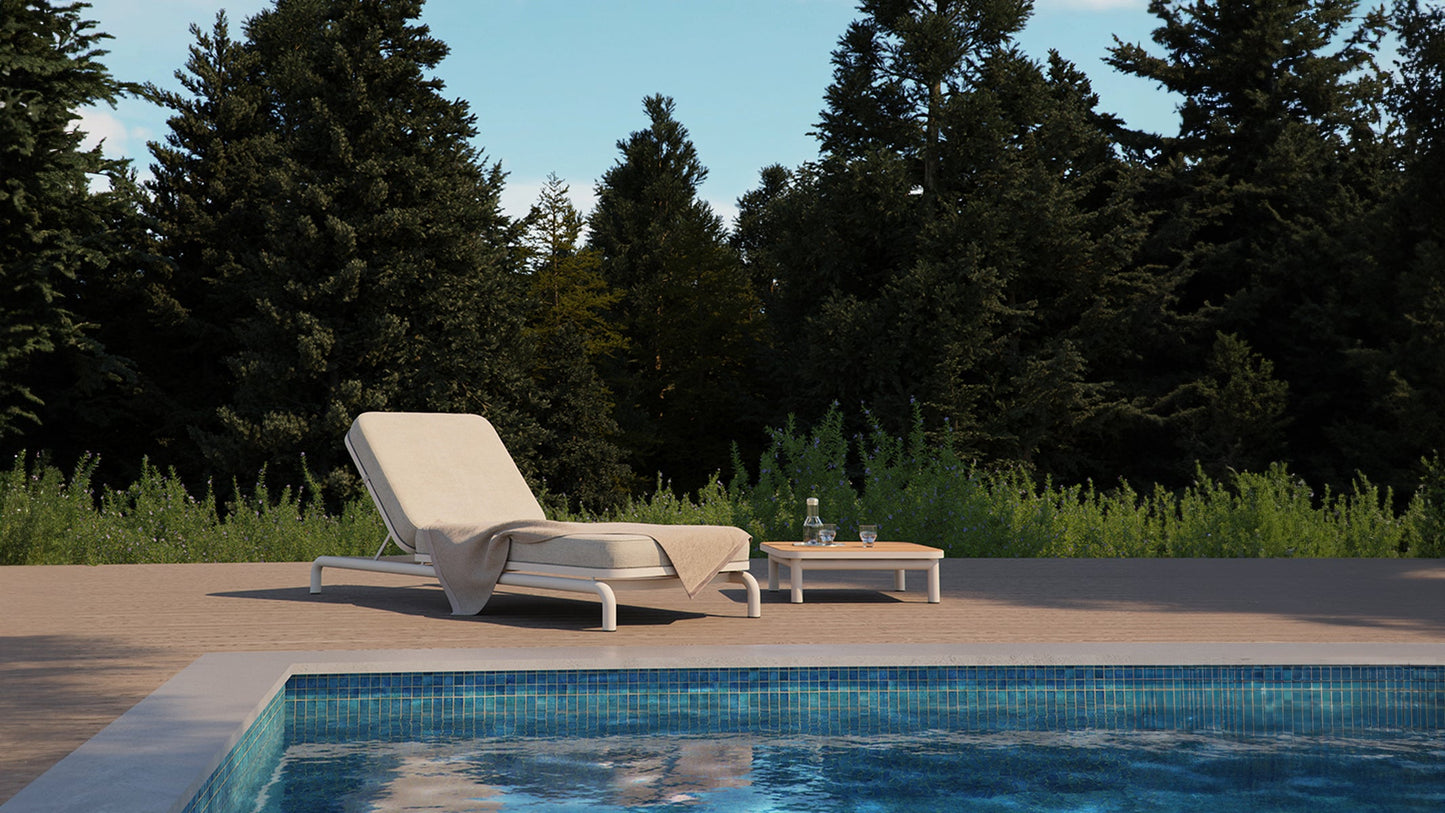 Kirra Sunbed - Waterbestendige zonnebank van duurzame materialen