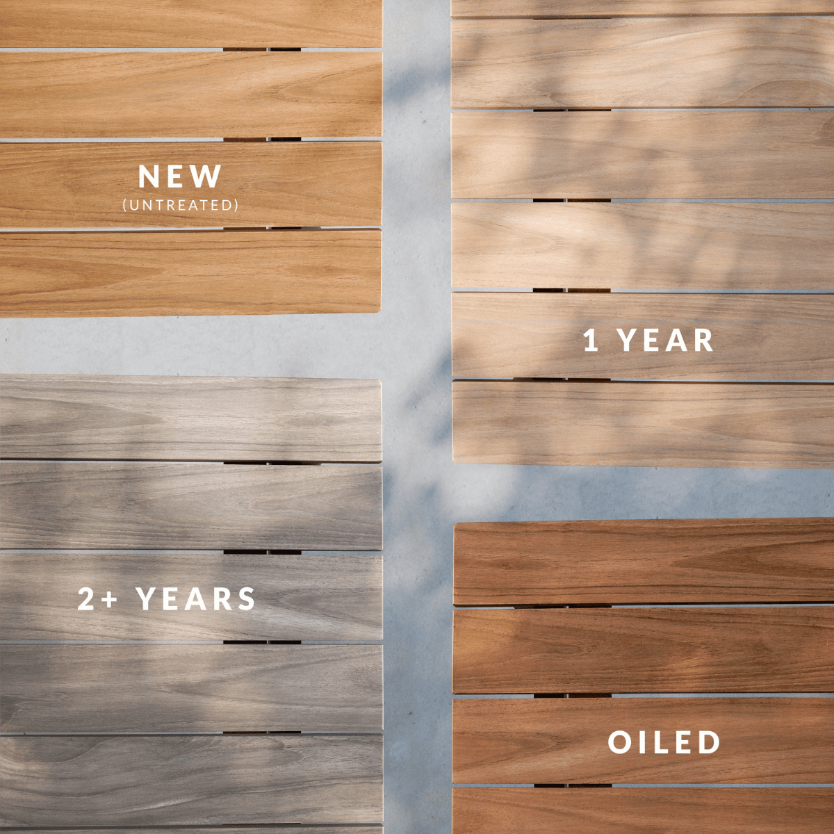 Kirra Patio Lounge Chair - Weerbestendige loungestoel van teak en aluminium