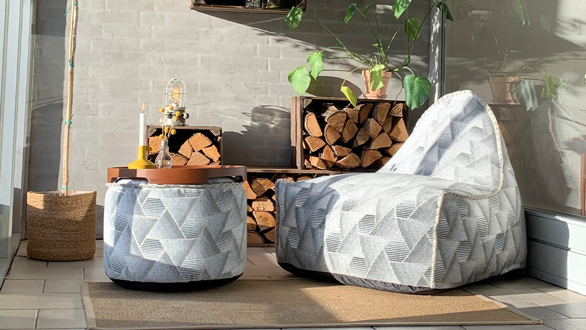 Pouf Noir - Limited Edition - Elegant ontworpen Limited Edition poef