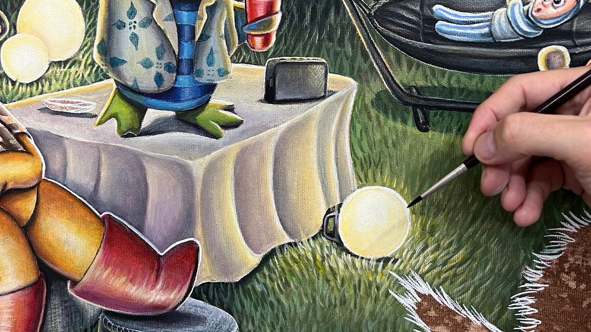 SACKit x Saaby Art Lithography 40x71 - Kunst door Brian Saaby