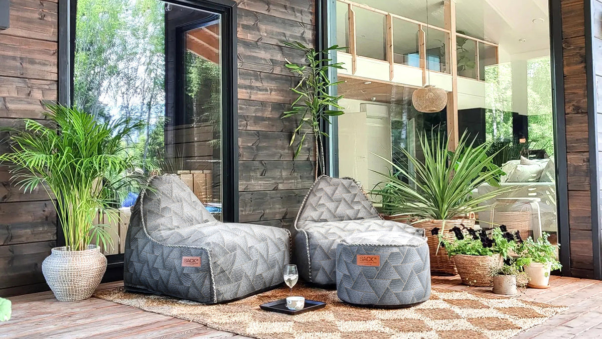 Pouf Noir - Limited Edition - Elegant ontworpen Limited Edition poef