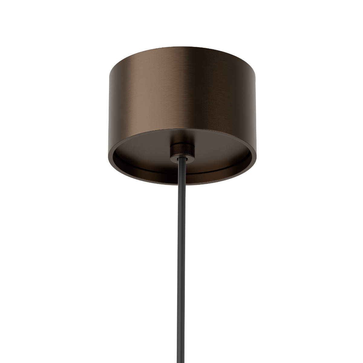 Ease 180 hanglamp boven de eettafel in brons van sackit productfoto op een witte achtergrond