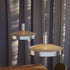 Dawn Pendant Ø40 hanglamp in zwart van sackit in een gezellige woonomgeving