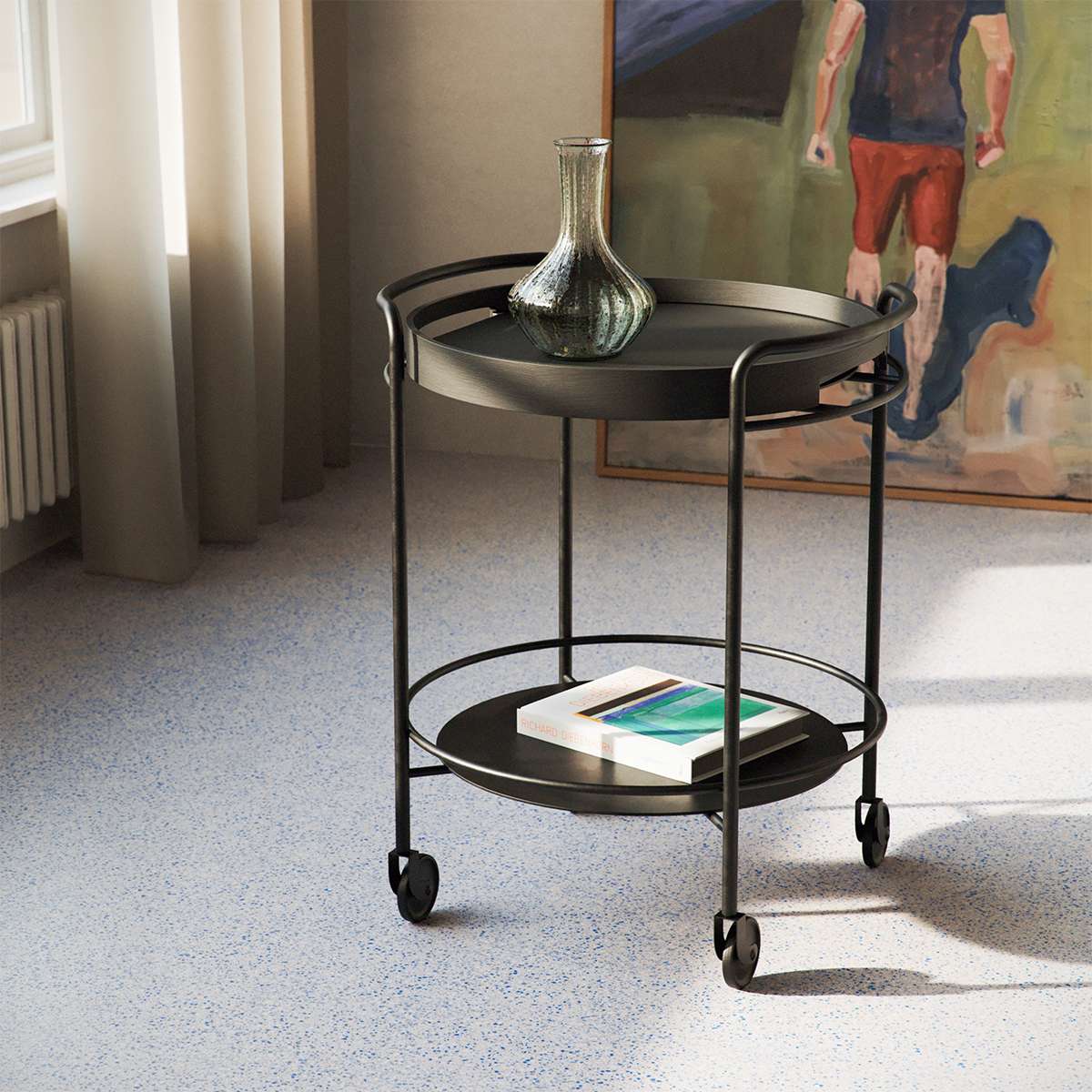 Serving Table w/ Nordic Serving Tray