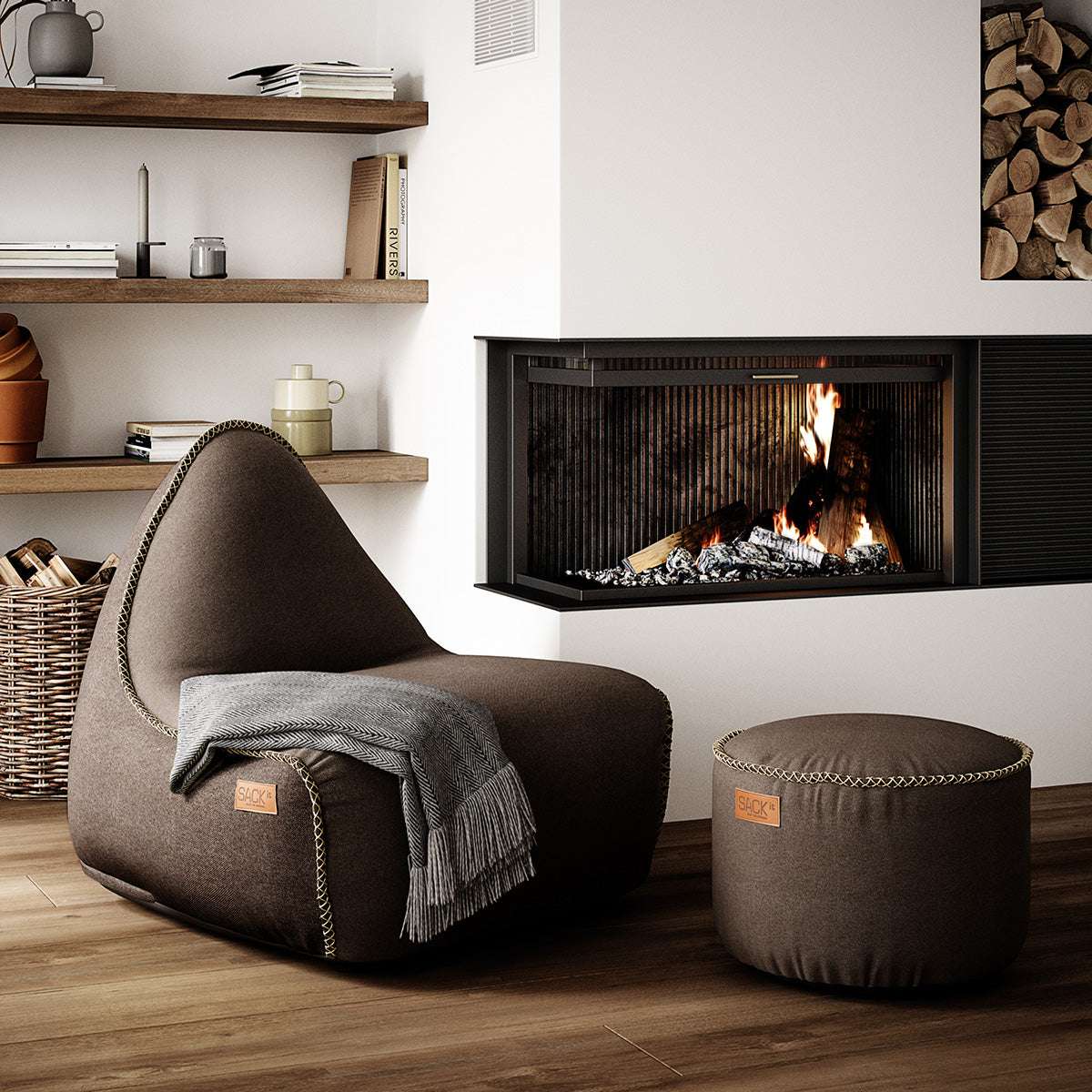Canvas Lounge Chair