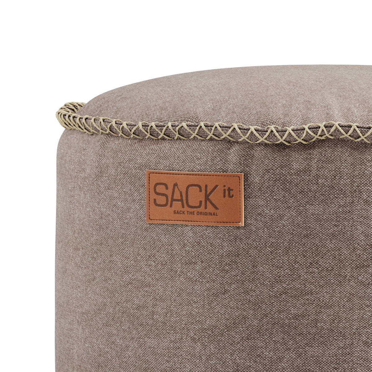 Canvas Pouf 2 Pack