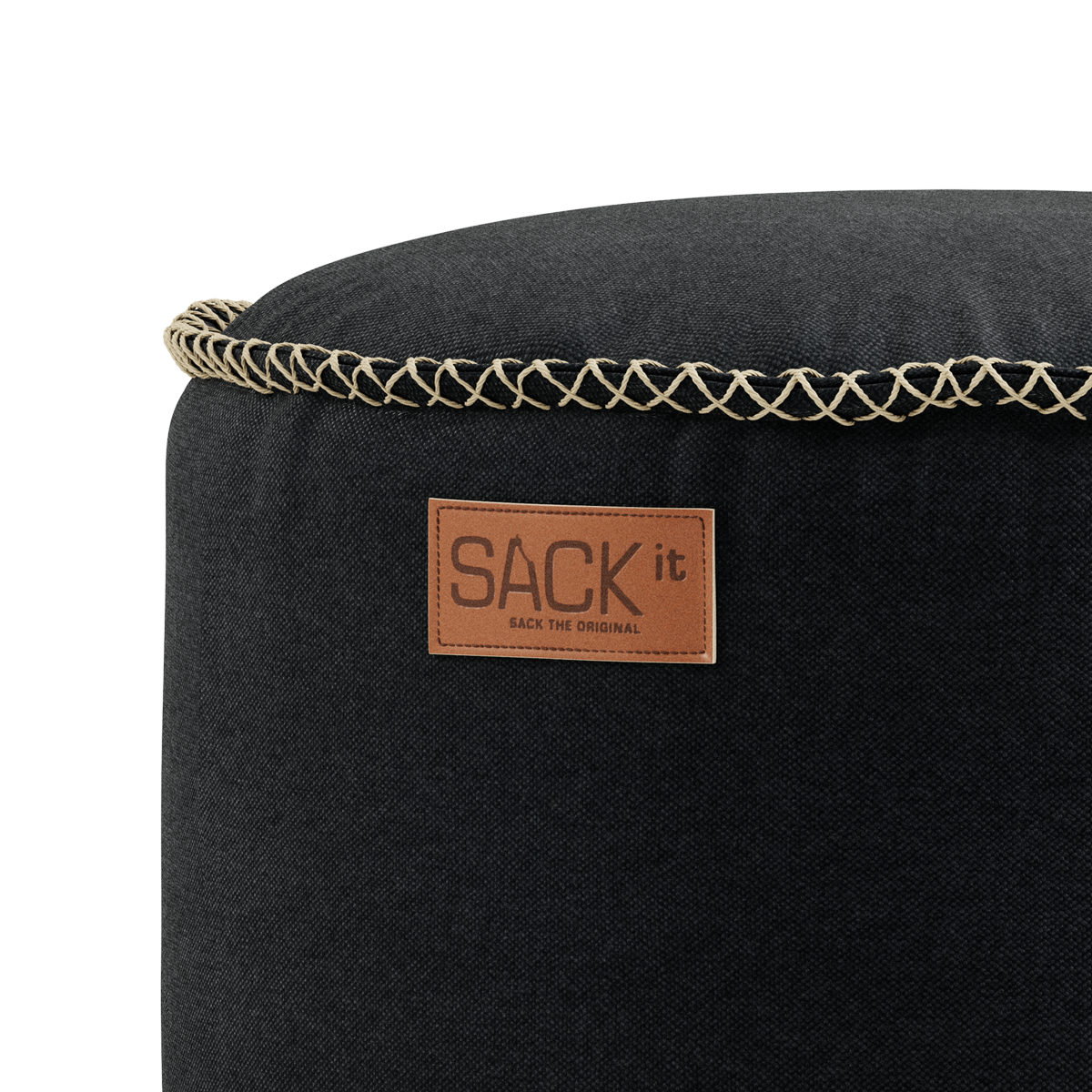 Canvas Pouf 2 Pack