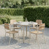 Kirra Dining table Ø110 Ceramic van sackit in een buitenomgeving