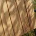 Close-up van het materiaal van Kirra Patio Lounge Chair in Chestnut van sackit