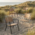 Kirra Patio Lounge Chair in Chestnut van sackit buiten bij natuurlijk licht