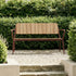 Kirra Patio Bench in Chestnut van sackit op een terras
