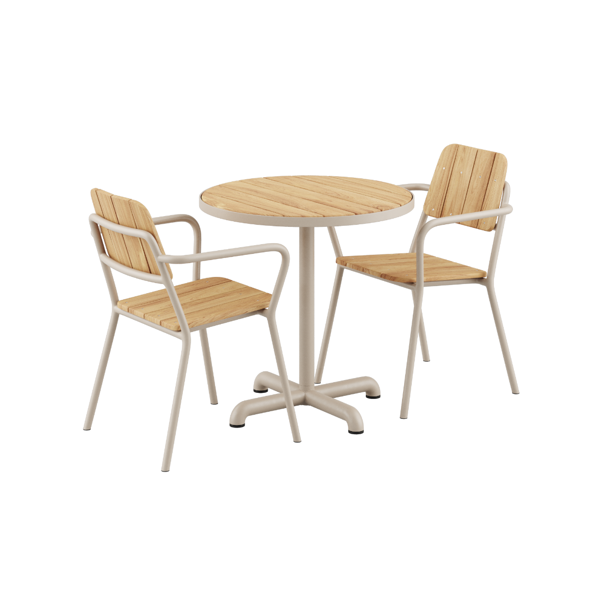 Kirra Cafe Table & 2 Kirra Patio Chair