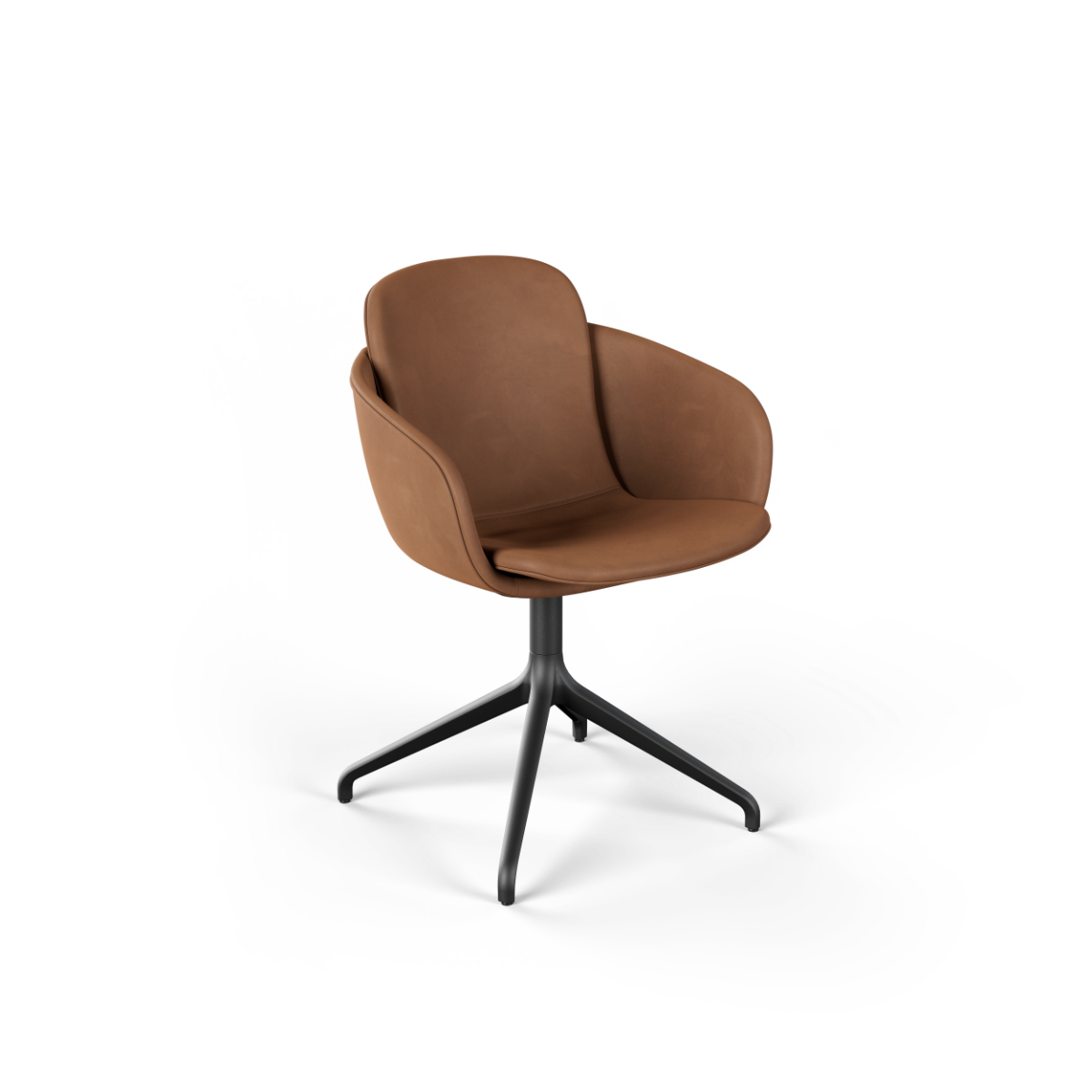 Chair no. One S2 Black Swivel