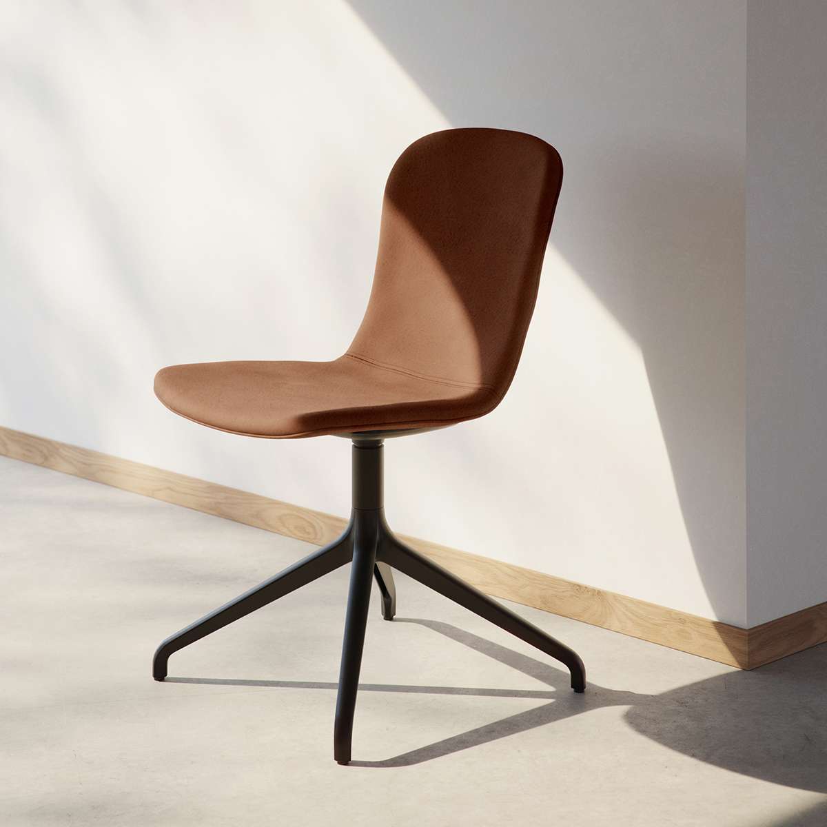 Chair no. One S1 Black Swivel