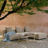 Mollis Coffee Table in Taupe van sackit op een terras