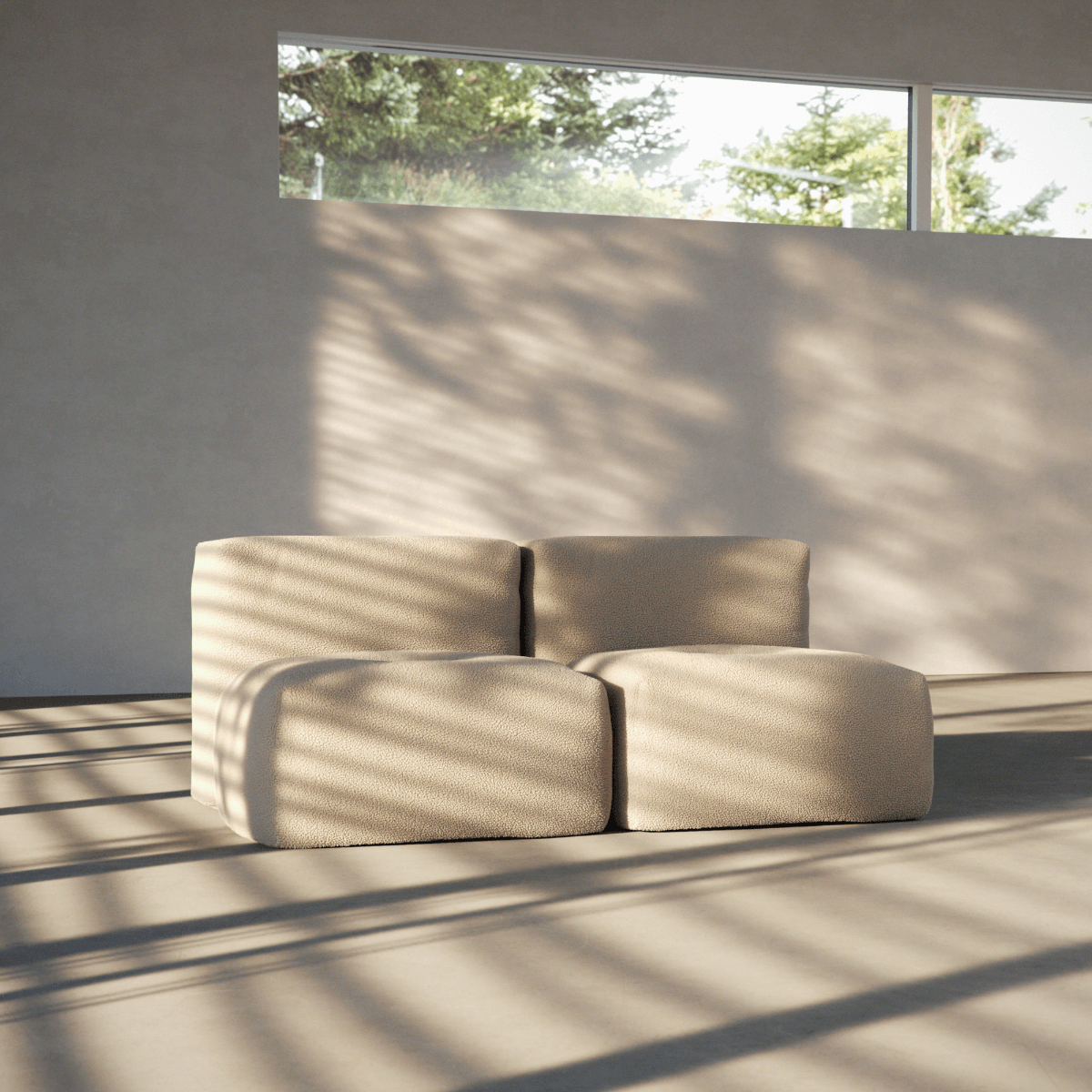 Soft Sofa Indoor - 2 Seater
