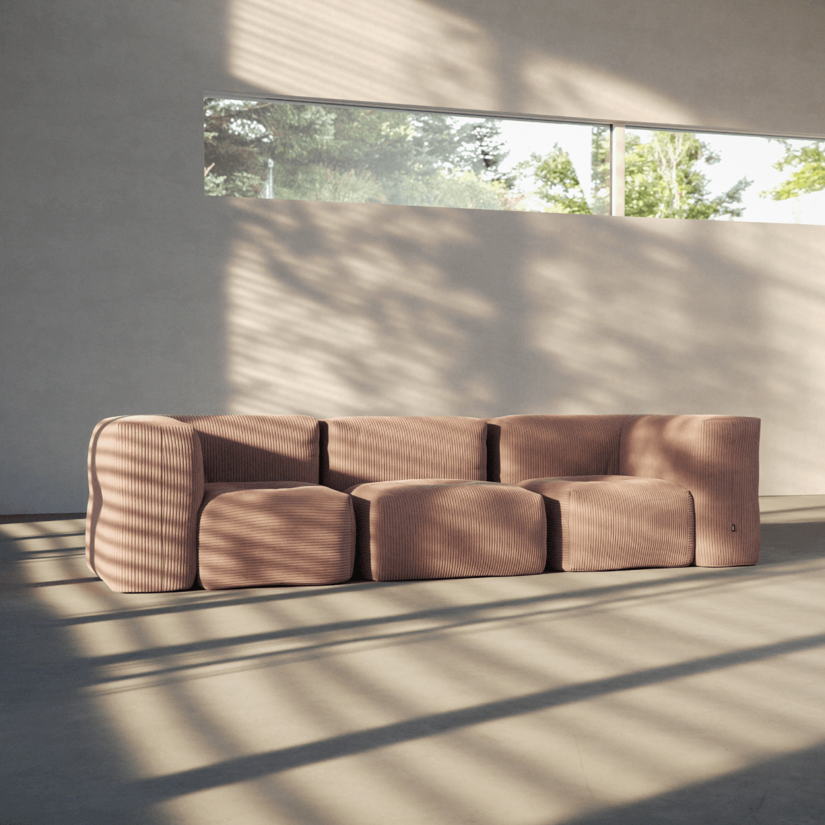 Soft Sofa Indoor - 3 Seater