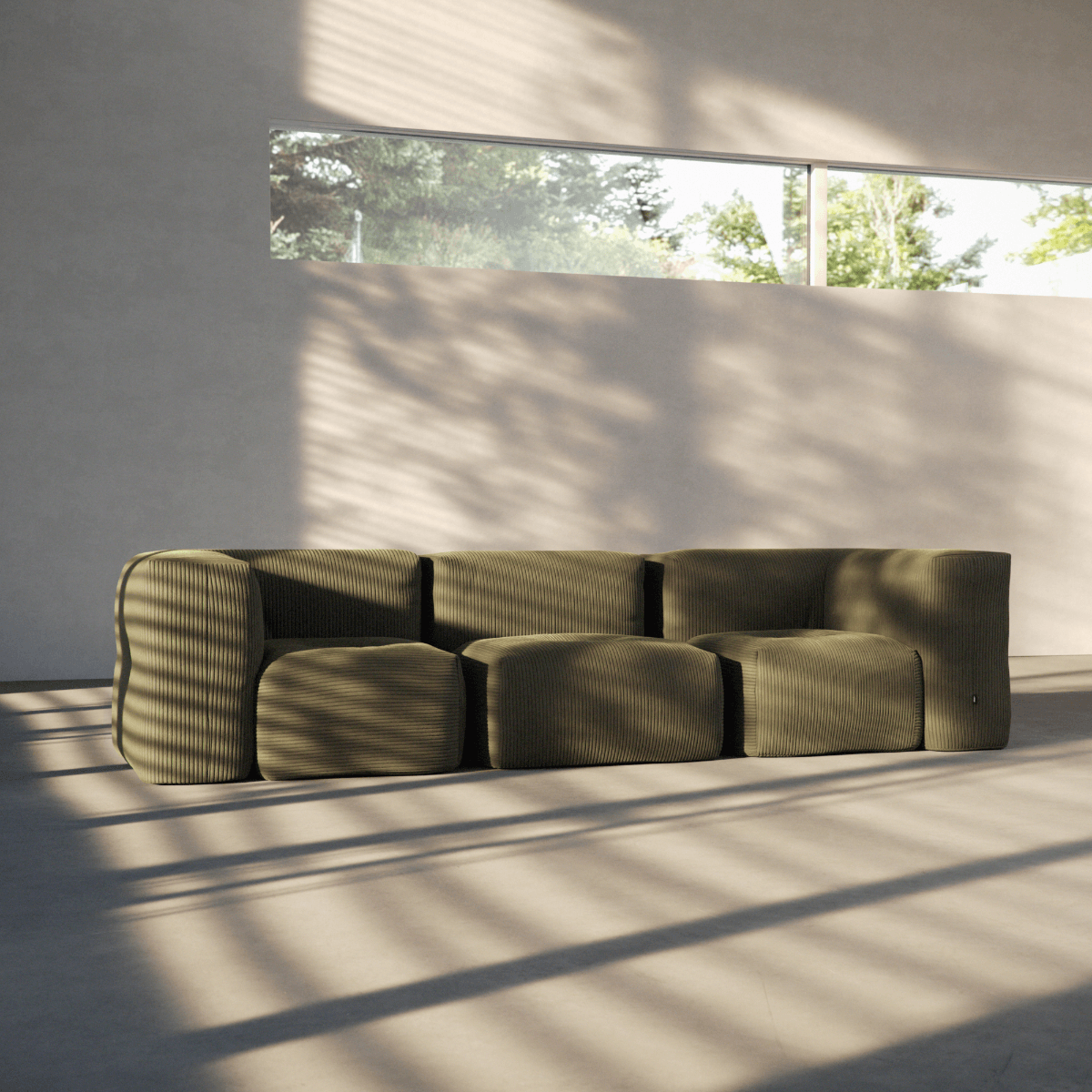 Soft Sofa Indoor - 3 Seater