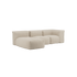 Soft Sofa Indoor - 3 Seater w/ Lounger