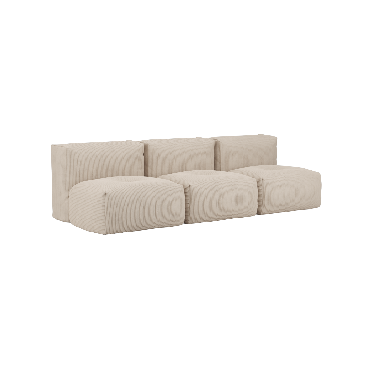Soft Sofa Indoor - 3 Seater Open