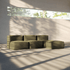 Soft Sofa Indoor - 3 Seater Open