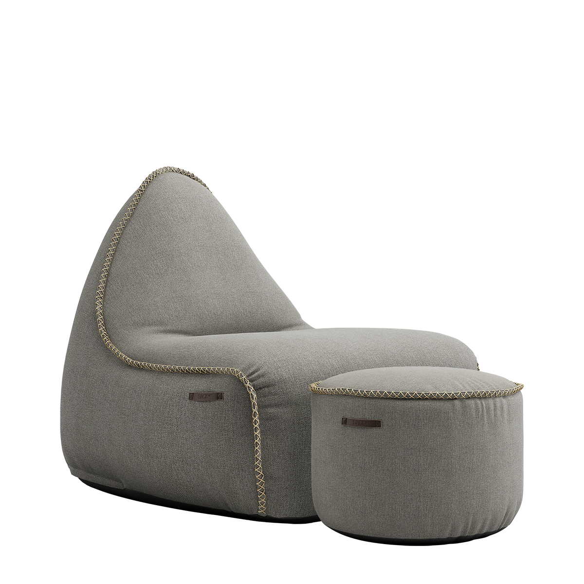 Medley Lounge Chair & Pouf