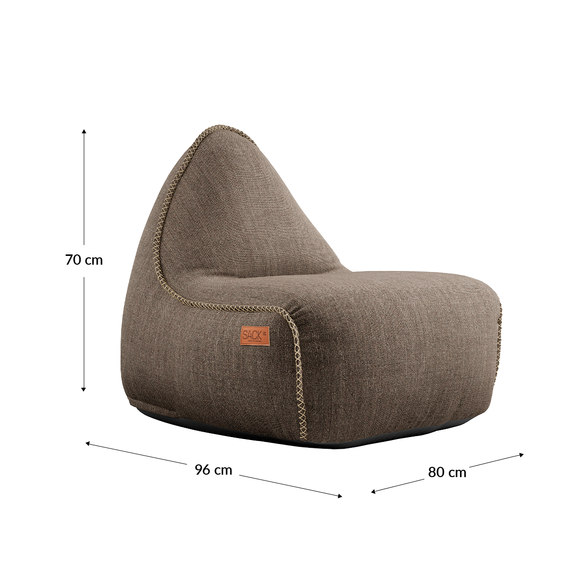 Cobana Lounge Chair & Pouf