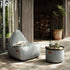 Cobana Lounge Chair & Pouf
