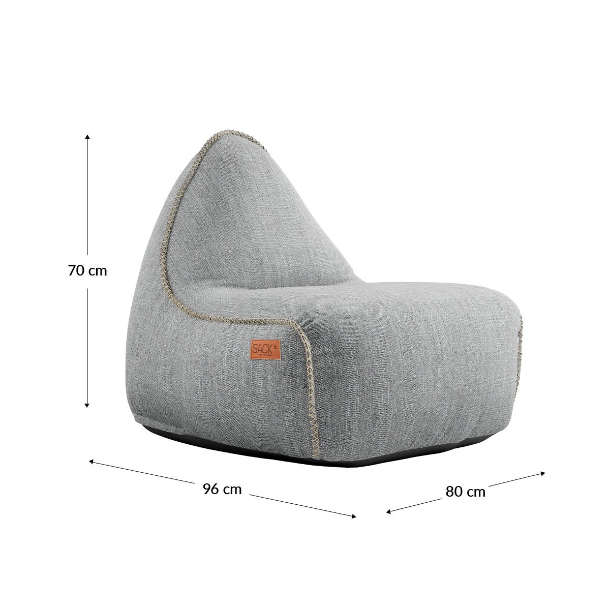 Cobana Lounge Chair & Pouf